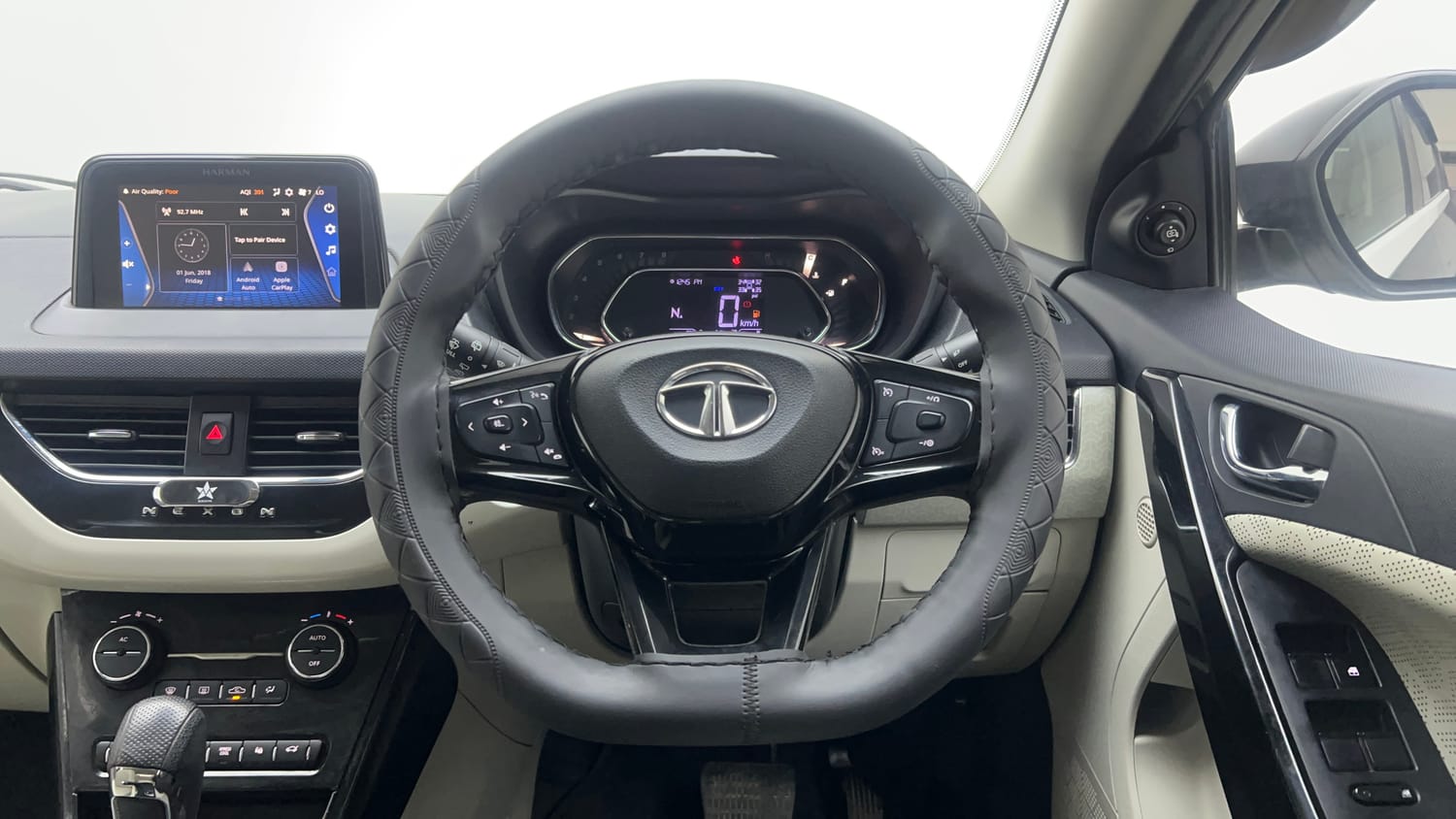 Used 2022 Tata Nexon XZA Plus (Premium) Diesel Diesel Automatic interior STEERING VIEW