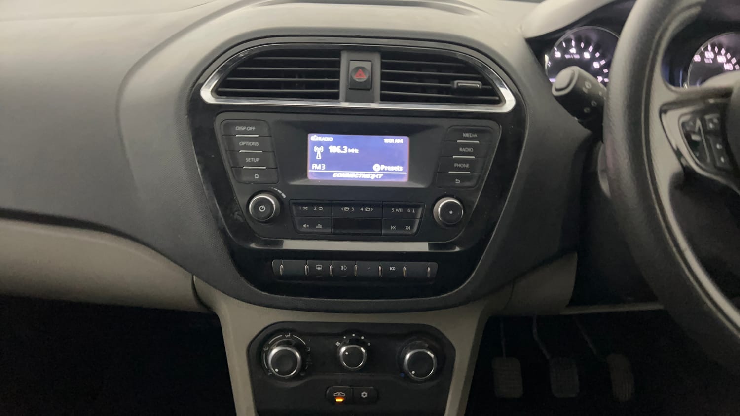 Used 2018 Tata Tiago Revotron XZ Plus Petrol Manual interior MUSIC SYSTEM & AC CONTROL VIEW