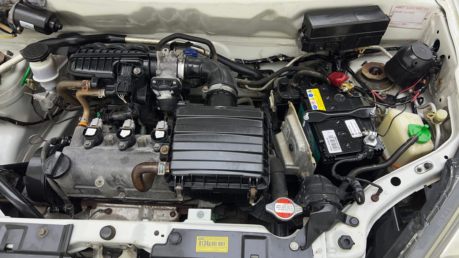 Used 2018 Maruti Suzuki Alto 800 LXi Petrol Manual engine ENGINE LEFT SIDE VIEW