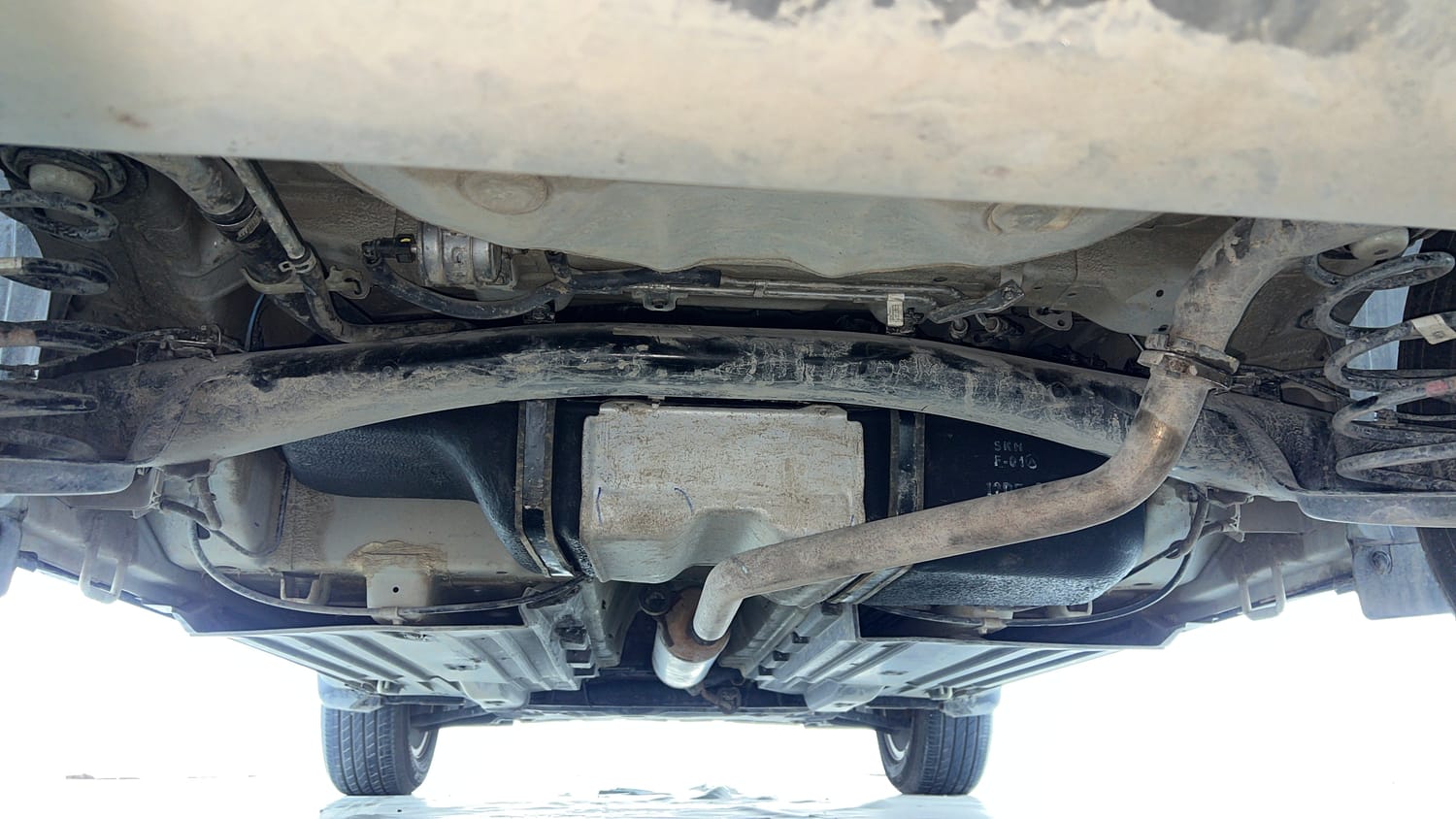 Used 2024 Maruti Suzuki Brezza ZXi Petrol Manual extra REAR UNDERBODY VIEW (TAKEN FROM REAR)