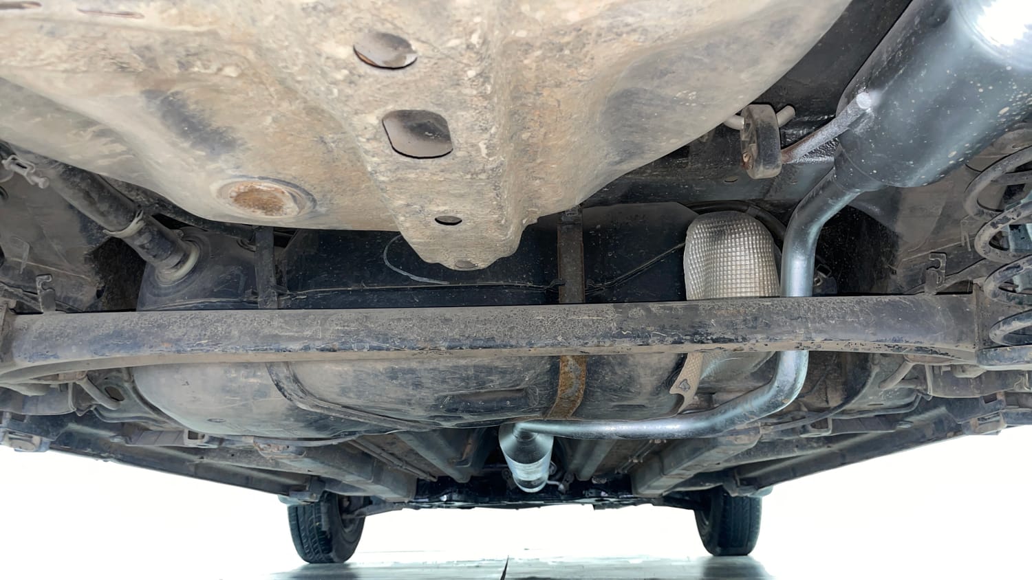 Used 2015 Maruti Suzuki Swift Dzire VXI Petrol Manual extra REAR UNDERBODY VIEW (TAKEN FROM REAR)
