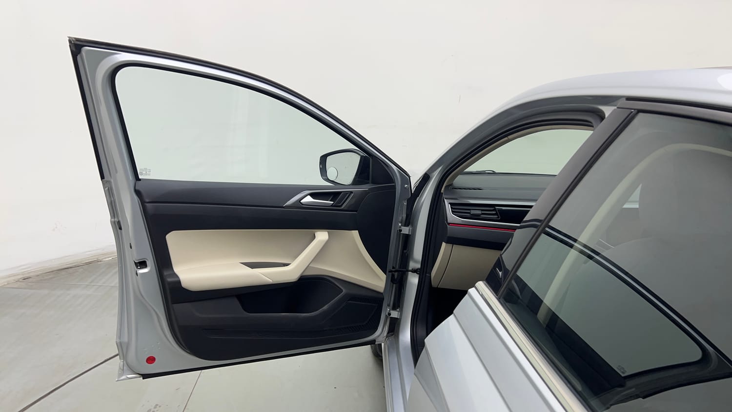Used 2023 Volkswagen Virtus GT Plus 1.5 TSI EVO DSG Petrol Automatic interior LEFT FRONT DOOR OPEN VIEW