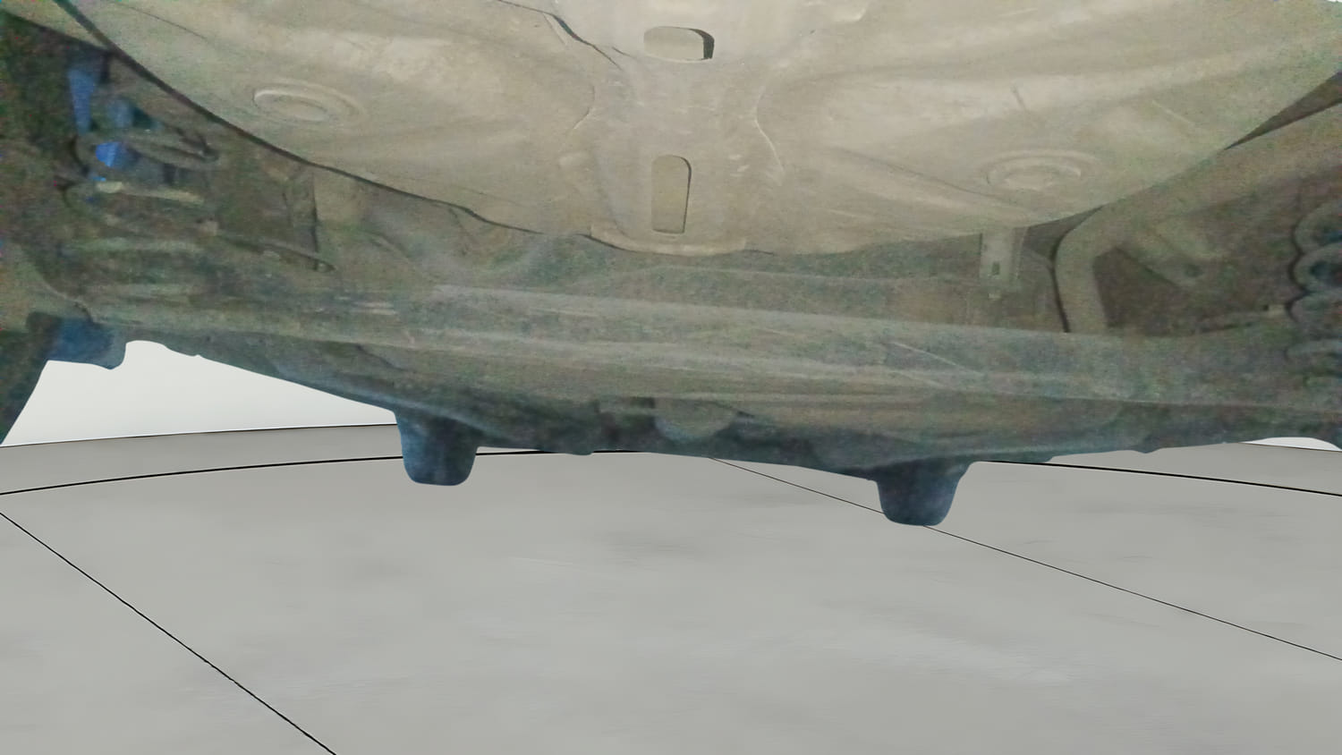 Used 2018 Maruti Suzuki Dzire VDi AMT Diesel Automatic extra REAR UNDERBODY VIEW (TAKEN FROM REAR)