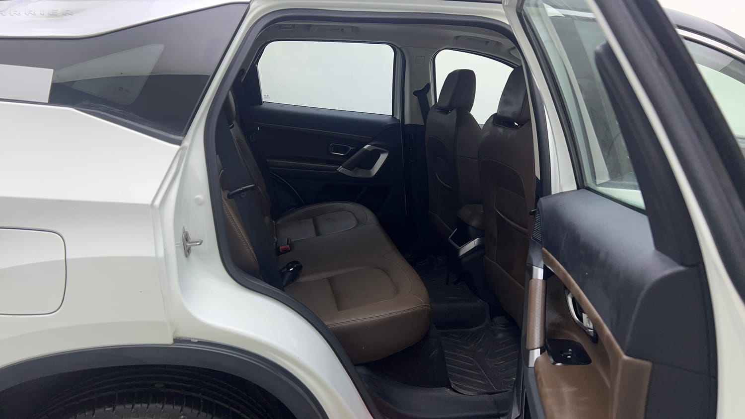 Used 2021 Tata Harrier XZA Plus Dual Tone Diesel Automatic interior RIGHT SIDE REAR DOOR CABIN VIEW