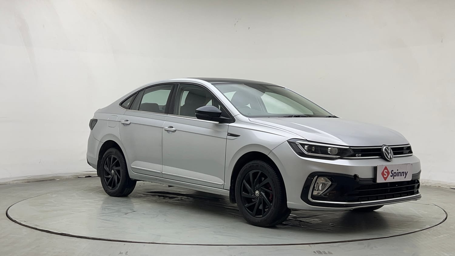 Used 2023 Volkswagen Virtus GT Plus 1.5 TSI EVO DSG Petrol Automatic exterior RIGHT FRONT CORNER VIEW