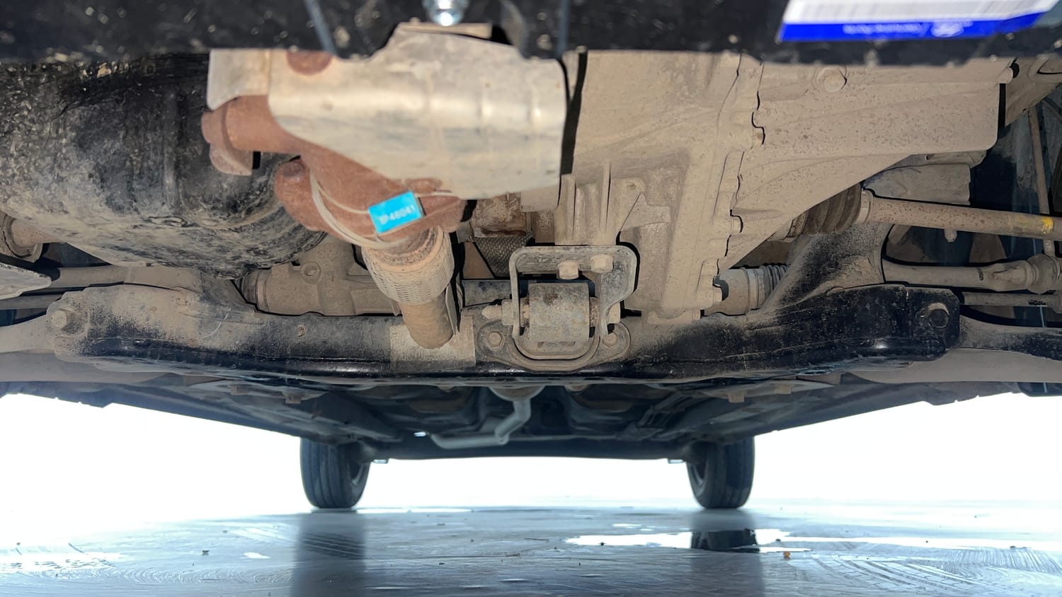 Used 2022 Hyundai Santro Sportz Petrol Manual extra FRONT LEFT UNDERBODY VIEW