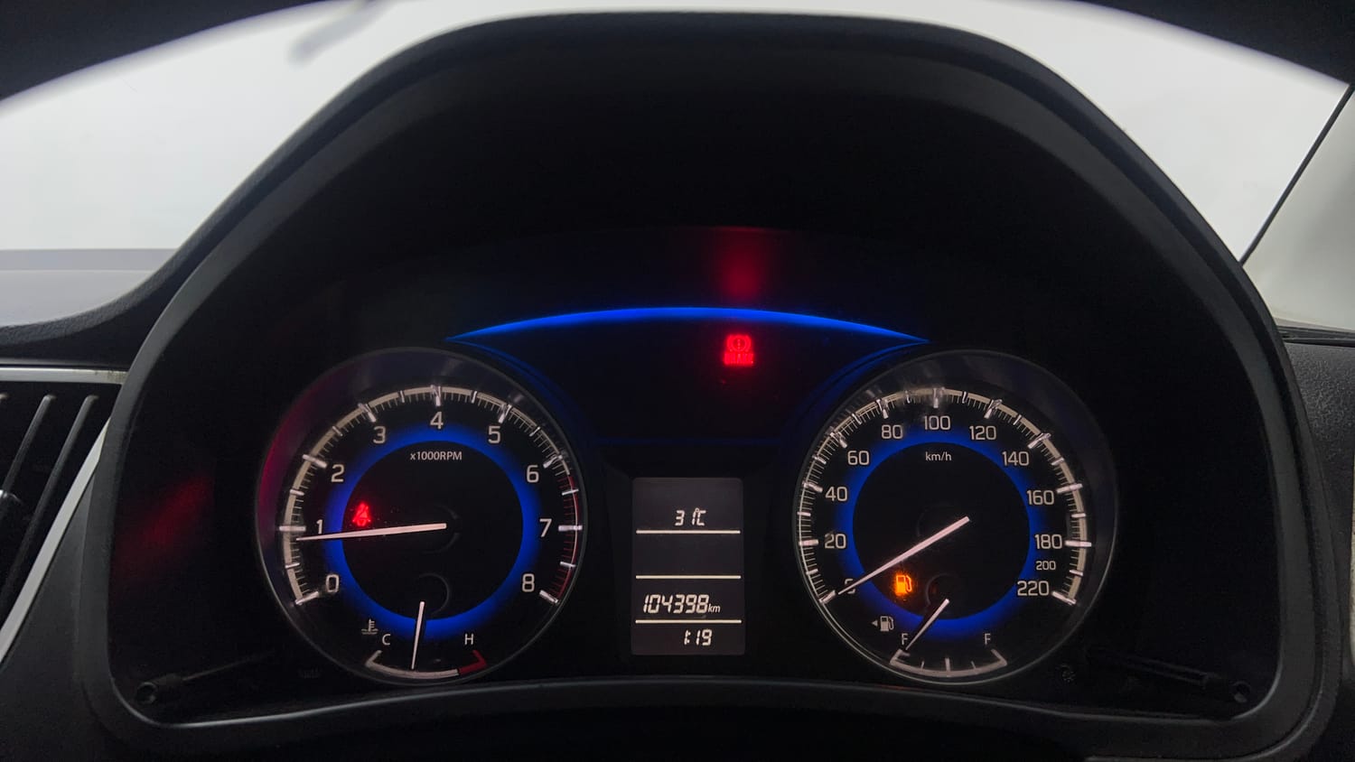 Used 2015 Maruti Suzuki Baleno Delta 1.2 Petrol Manual interior CLUSTERMETER VIEW