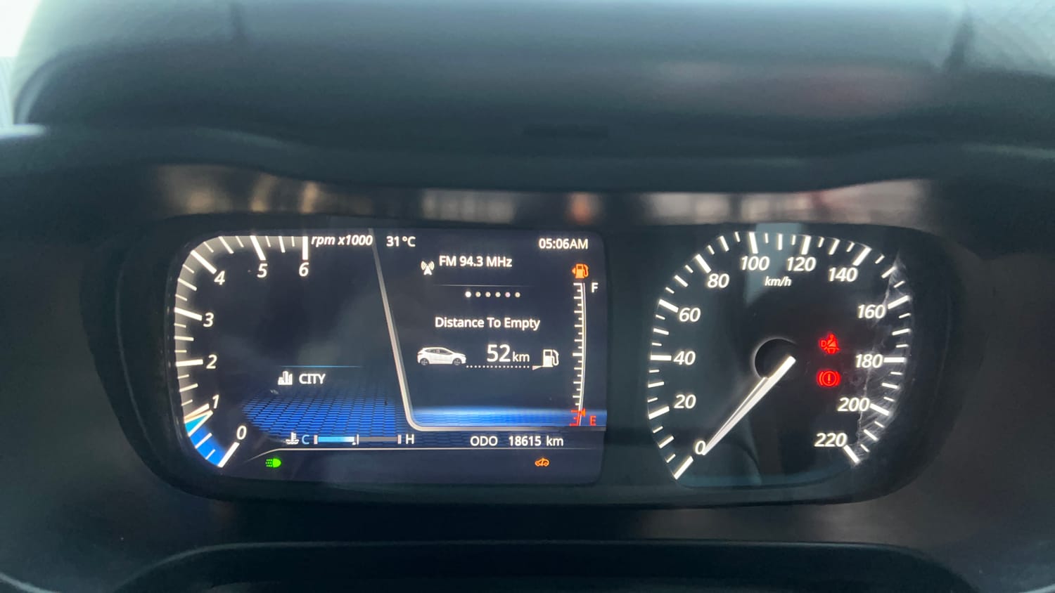 Used 2022 Tata Altroz XZ Plus Diesel Diesel Manual interior CLUSTERMETER VIEW