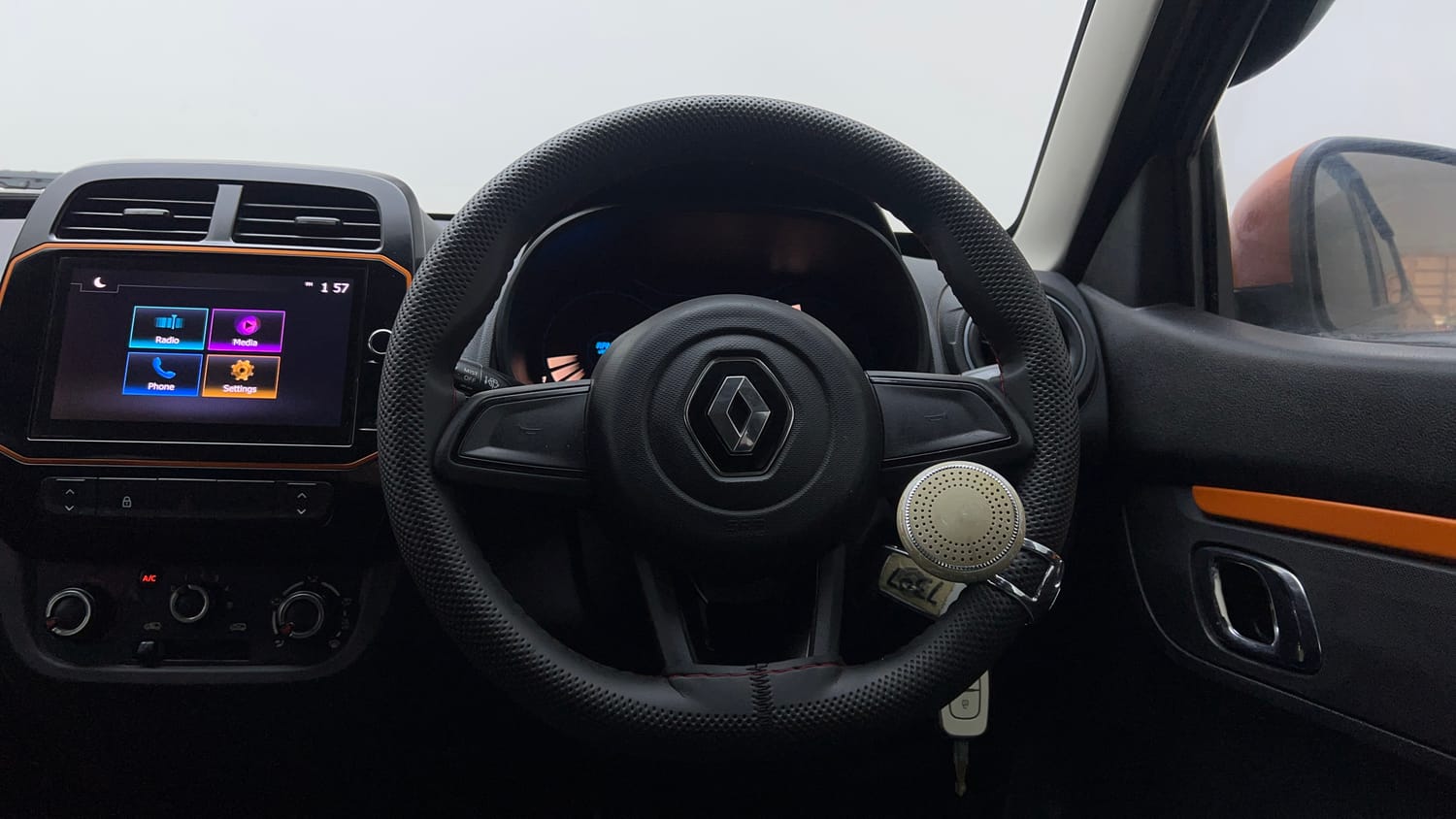 Used 2020 Renault Kwid CLIMBER 1.0 Petrol Manual interior STEERING VIEW