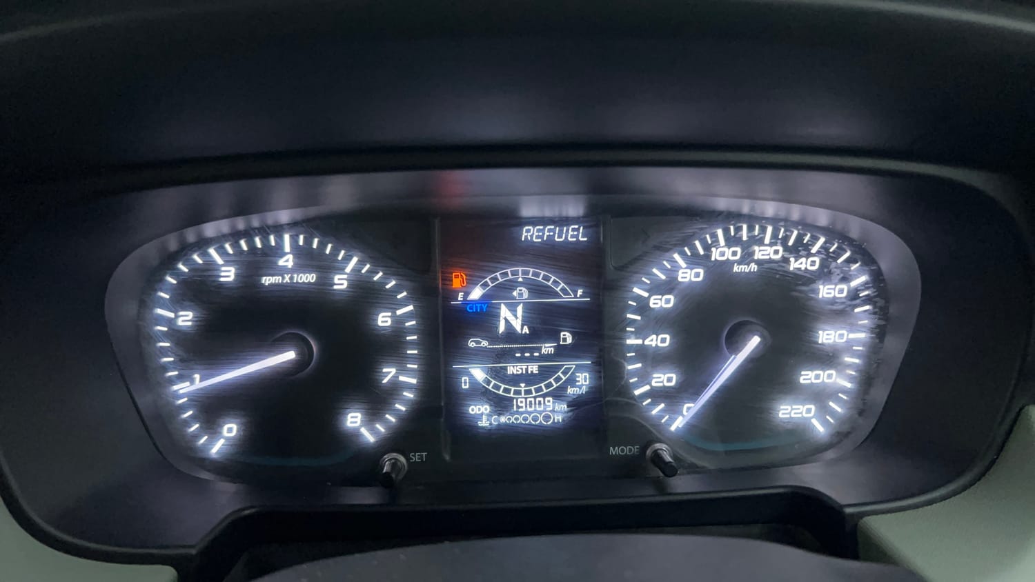 Used 2023 Tata Punch Camo Accomplished AMT Petrol Automatic interior CLUSTERMETER VIEW