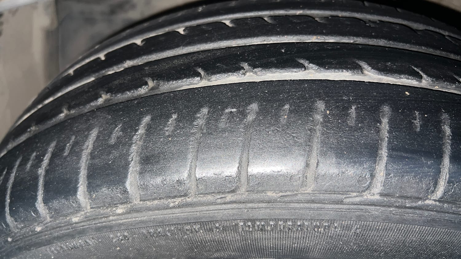 Used 2022 Honda Jazz VX CVT Petrol Automatic tyres LEFT FRONT TYRE TREAD VIEW