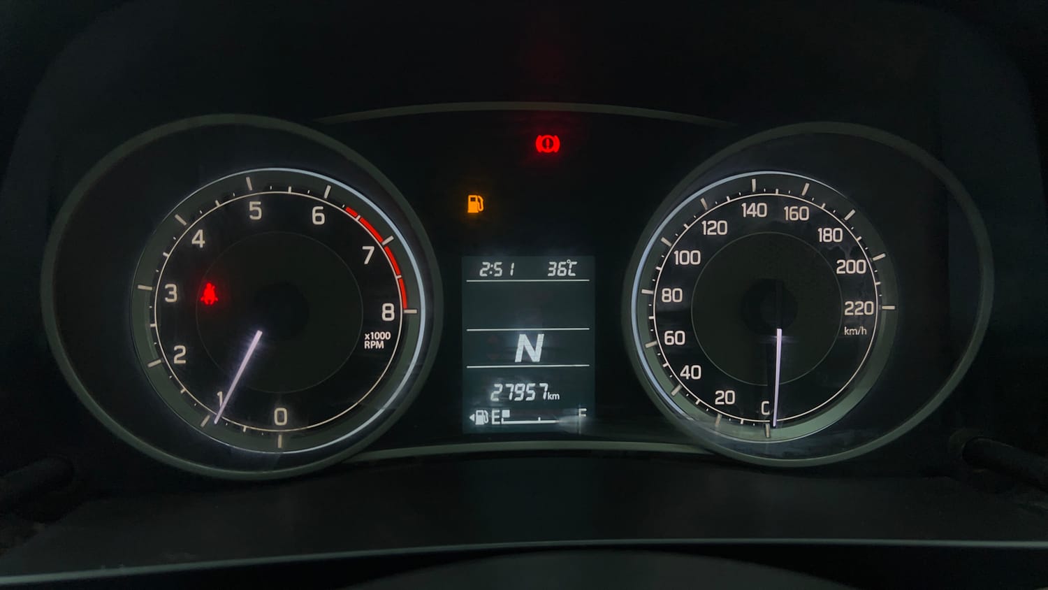 Used 2019 Maruti Suzuki Dzire VXi AMT Petrol Automatic interior CLUSTERMETER VIEW