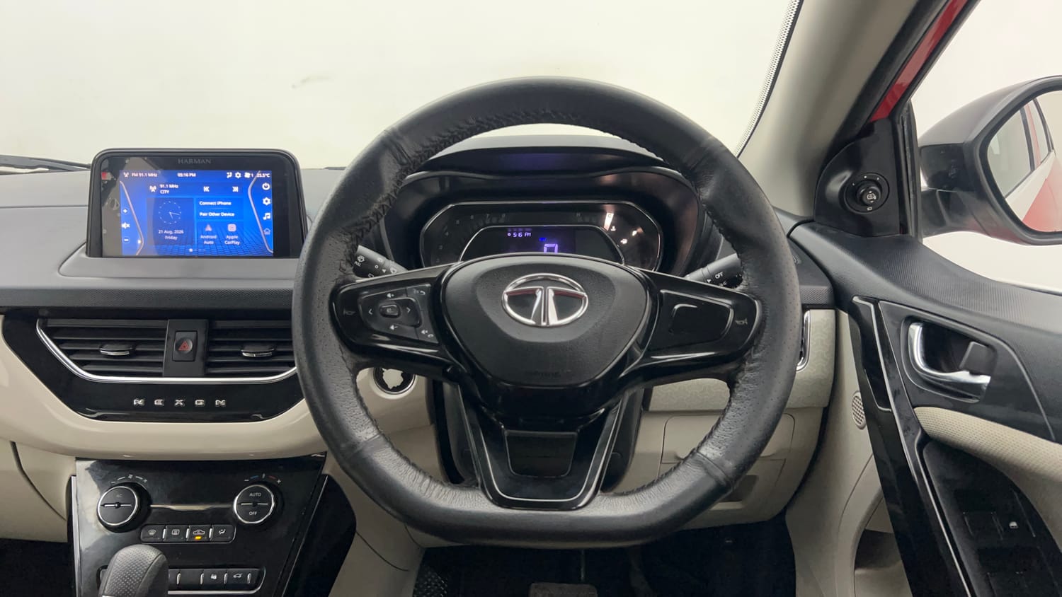Used 2021 Tata Nexon XZA Plus Petrol Automatic interior STEERING VIEW