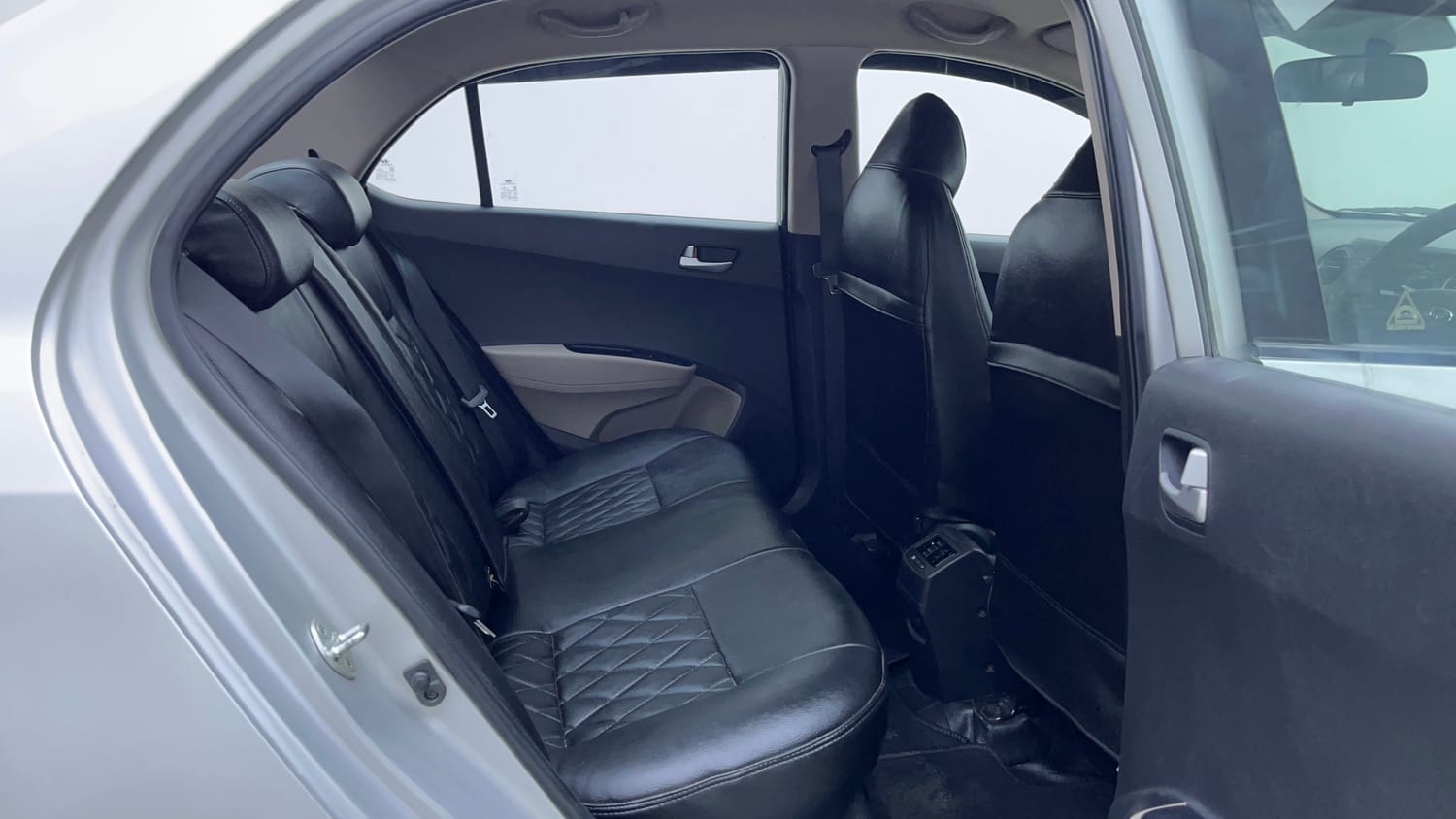 Used 2015 Hyundai Xcent S 1.2 (O) Petrol Manual interior RIGHT SIDE REAR DOOR CABIN VIEW