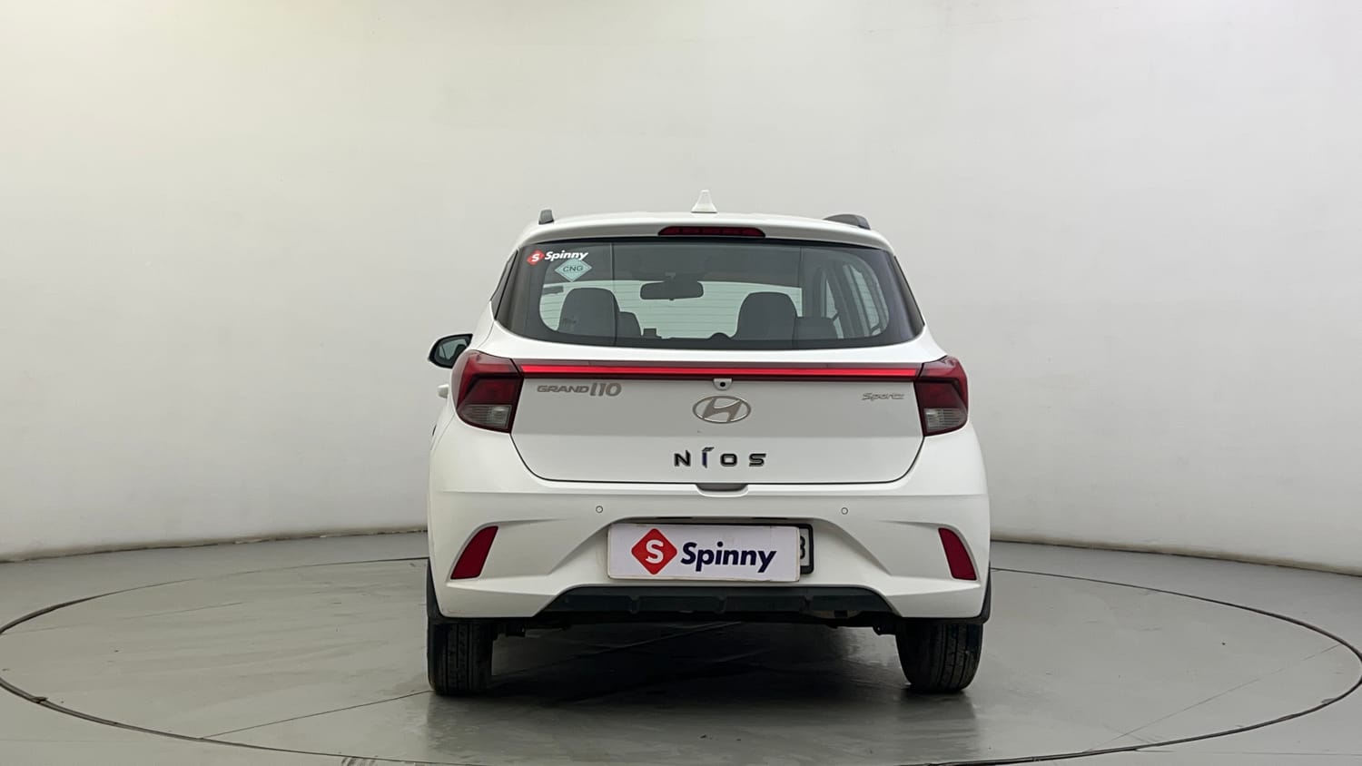 Used 2024 Hyundai Grand i10 Nios Sportz 1.2 Kappa CNG Cng Manual exterior BACK VIEW