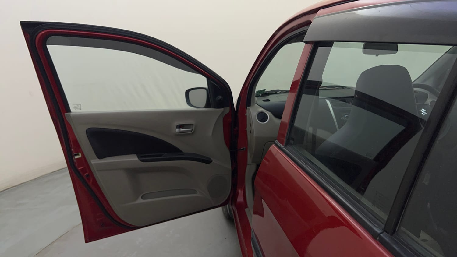 Used 2015 Maruti Suzuki Celerio VXi AMT Petrol Automatic interior LEFT FRONT DOOR OPEN VIEW