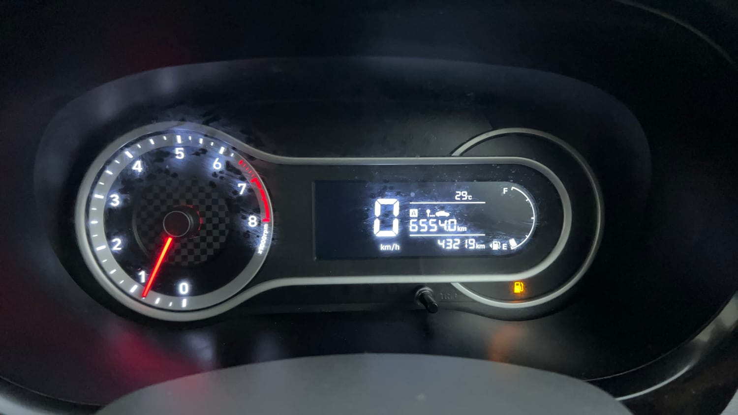 Used 2020 Hyundai Grand i10 Nios Sportz Petrol+cng(outside fitted) Cng Manual interior CLUSTERMETER VIEW