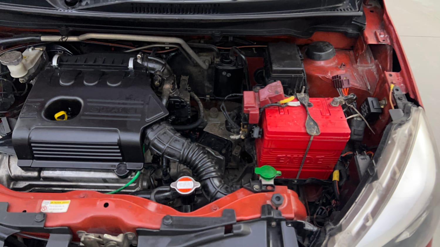 Used 2015 Maruti Suzuki Celerio VXi AMT Petrol Automatic engine ENGINE LEFT SIDE VIEW
