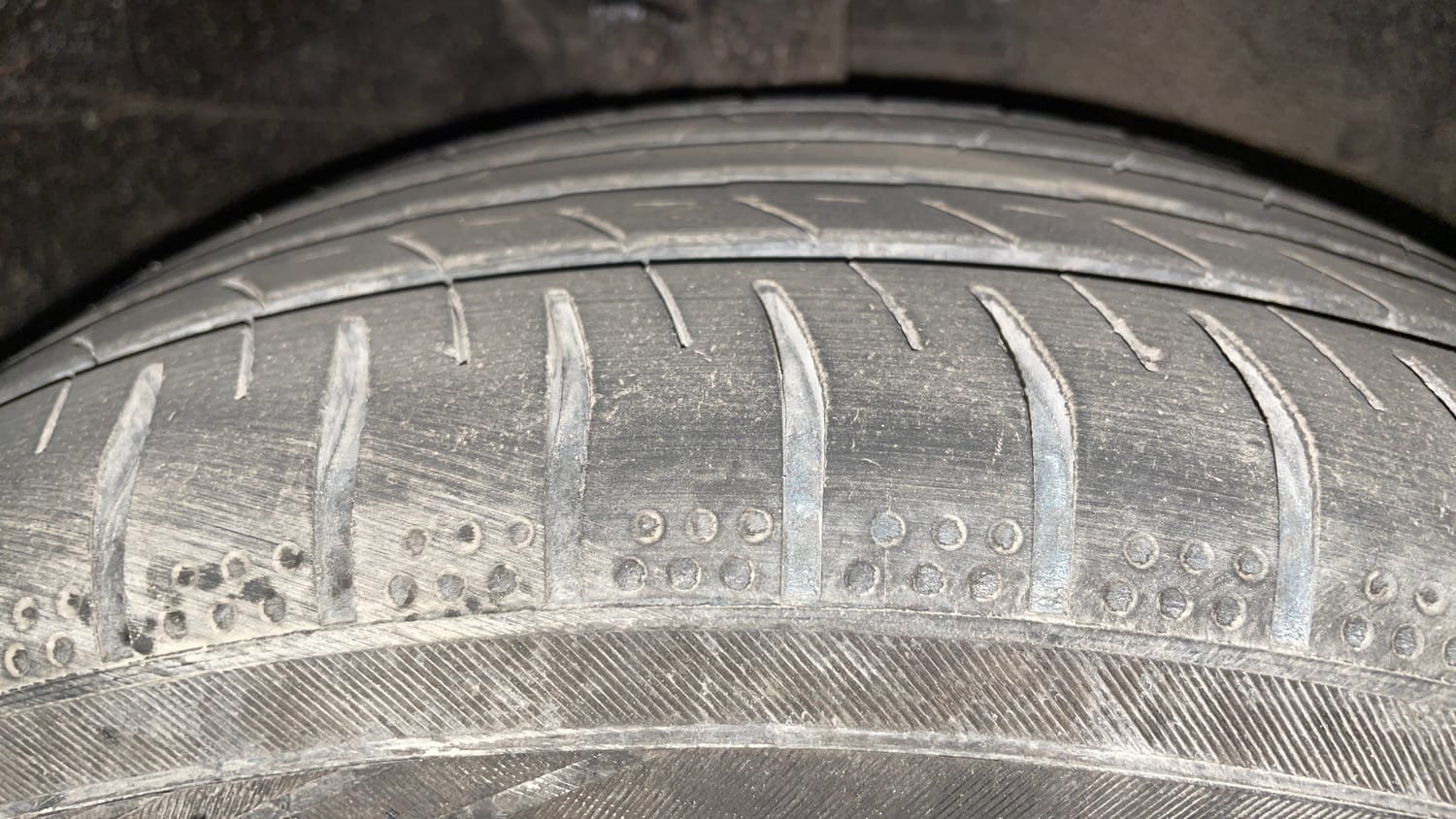 Used 2020 Ford Freestyle Titanium Plus 1.2 Ti-VCT Petrol Manual tyres RIGHT FRONT TYRE TREAD VIEW