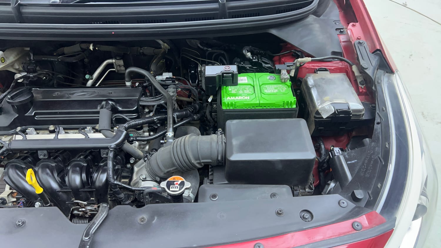 Used 2017 Hyundai Elite i20 Asta 1.2 Petrol Manual engine ENGINE LEFT SIDE VIEW
