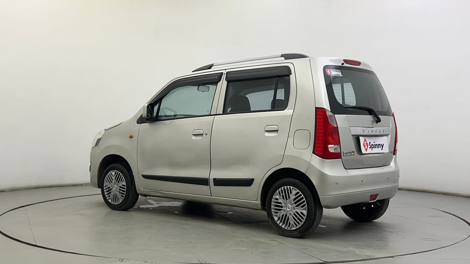 Used 2016 Maruti Suzuki Wagon R 1.0 VXI Petrol + CNG (Outside Fitted) Cng Manual exterior LEFT REAR CORNER VIEW
