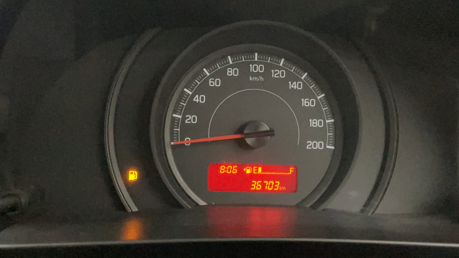 Used 2019 Maruti Suzuki Swift LXi Petrol Manual interior CLUSTERMETER VIEW