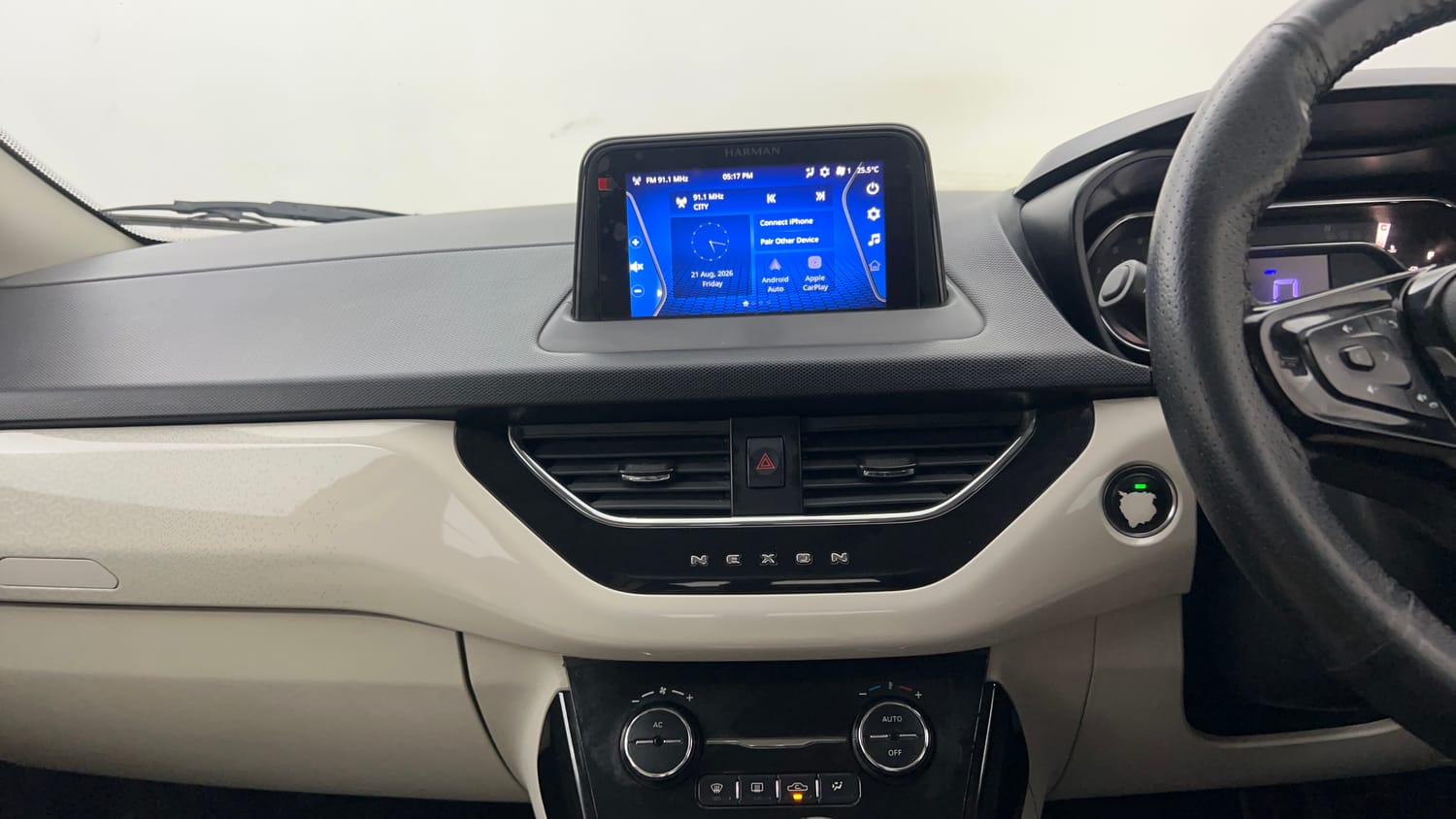 Used 2021 Tata Nexon XZA Plus Petrol Automatic interior MUSIC SYSTEM & AC CONTROL VIEW