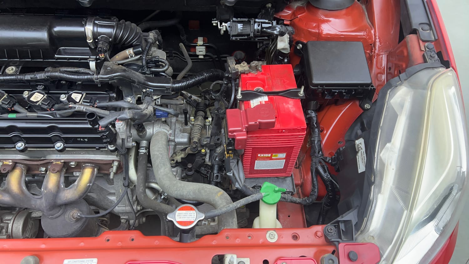 Used 2016 Maruti Suzuki Baleno Delta 1.2 AT Petrol Automatic engine ENGINE LEFT SIDE VIEW