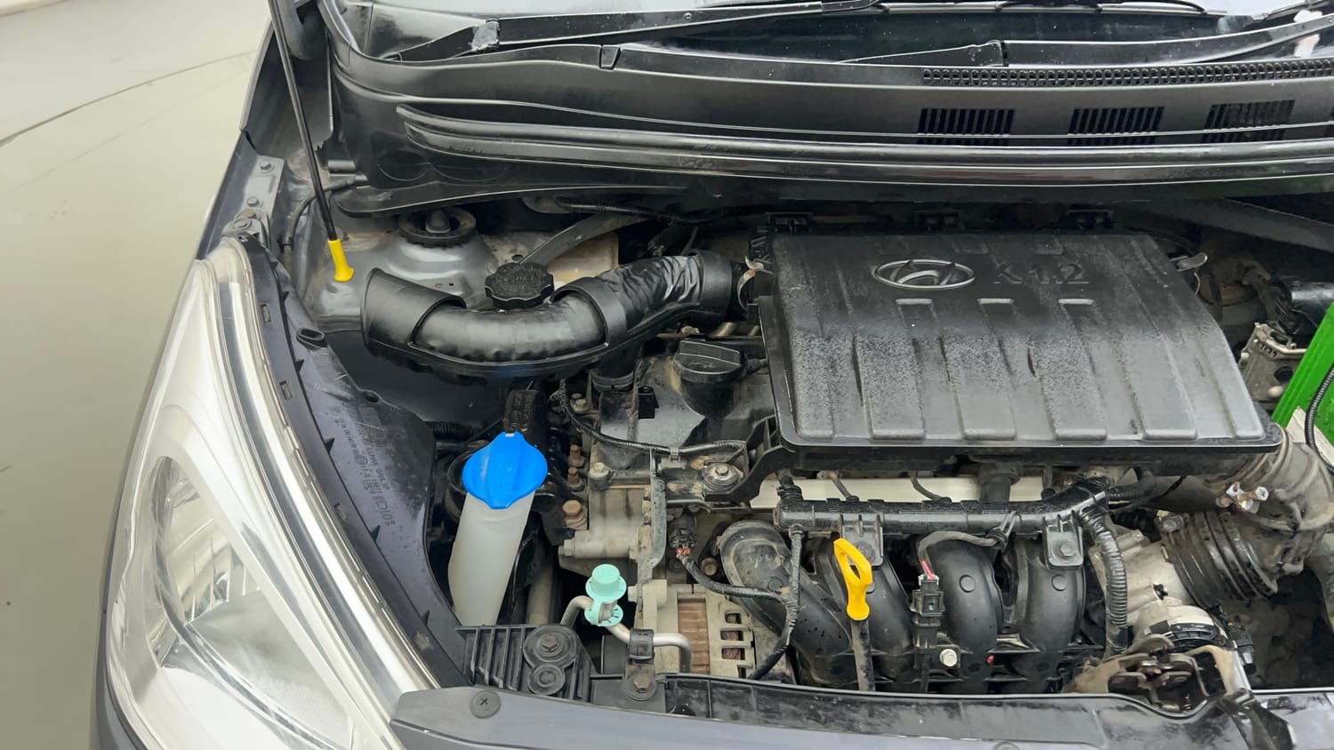 Used 2019 Hyundai Grand i10 Magna 1.2 Kappa VTVT Petrol Manual engine ENGINE RIGHT SIDE VIEW