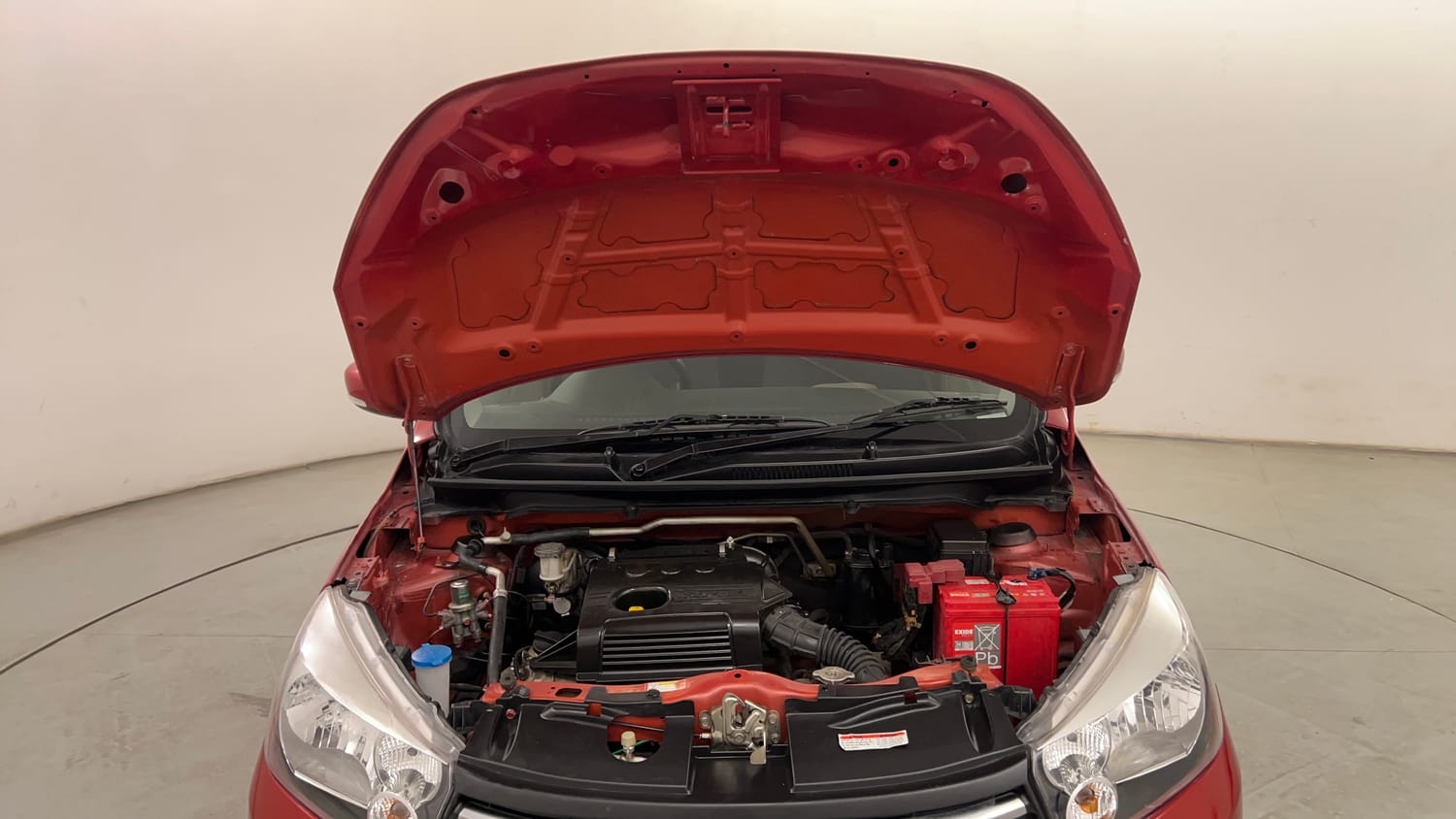 Used 2016 Maruti Suzuki Celerio ZXi AMT Petrol Automatic engine ENGINE & BONNET OPEN FRONT VIEW