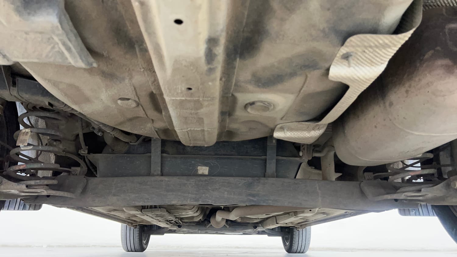 Used 2023 Hyundai Aura SX 1.2 CNG Cng Manual extra REAR UNDERBODY VIEW (TAKEN FROM REAR)