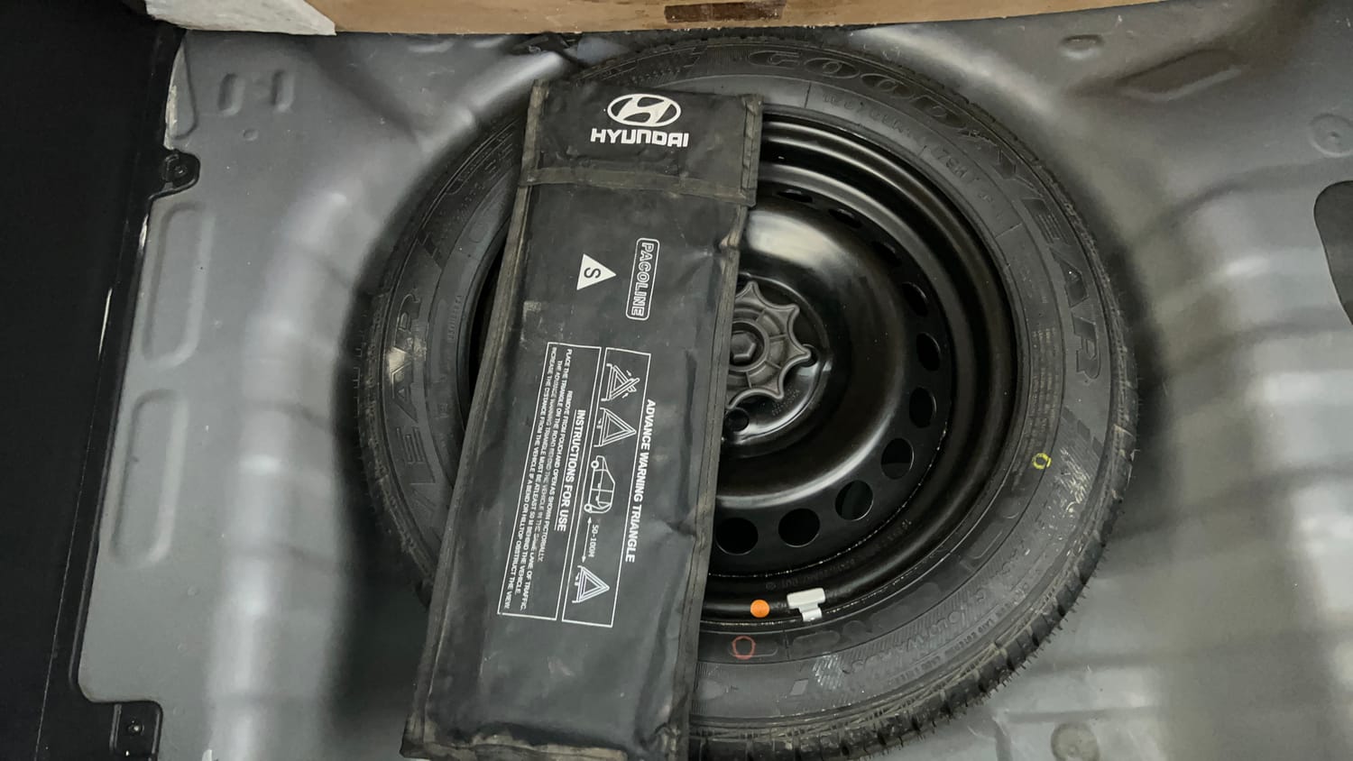 Used 2019 Hyundai Grand i10 Magna 1.2 Kappa VTVT Petrol Manual tyres SPARE TYRE VIEW