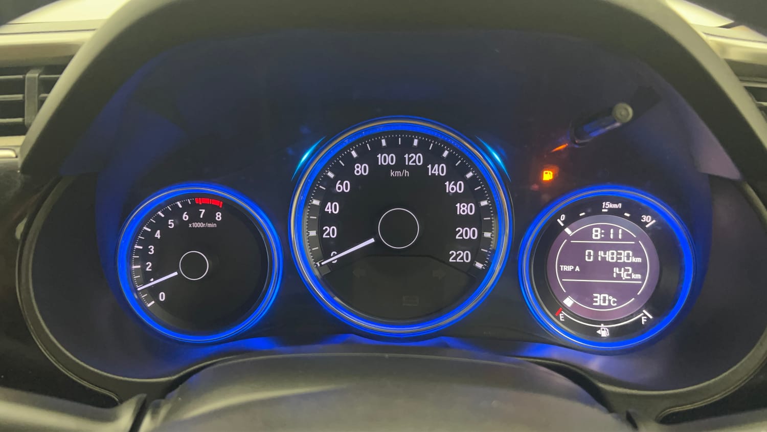 Used 2015 Honda City VX Petrol Manual interior CLUSTERMETER VIEW