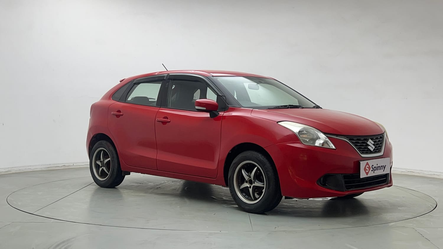 Used 2015 Maruti Suzuki Baleno Delta 1.2 Petrol Manual exterior RIGHT FRONT CORNER VIEW