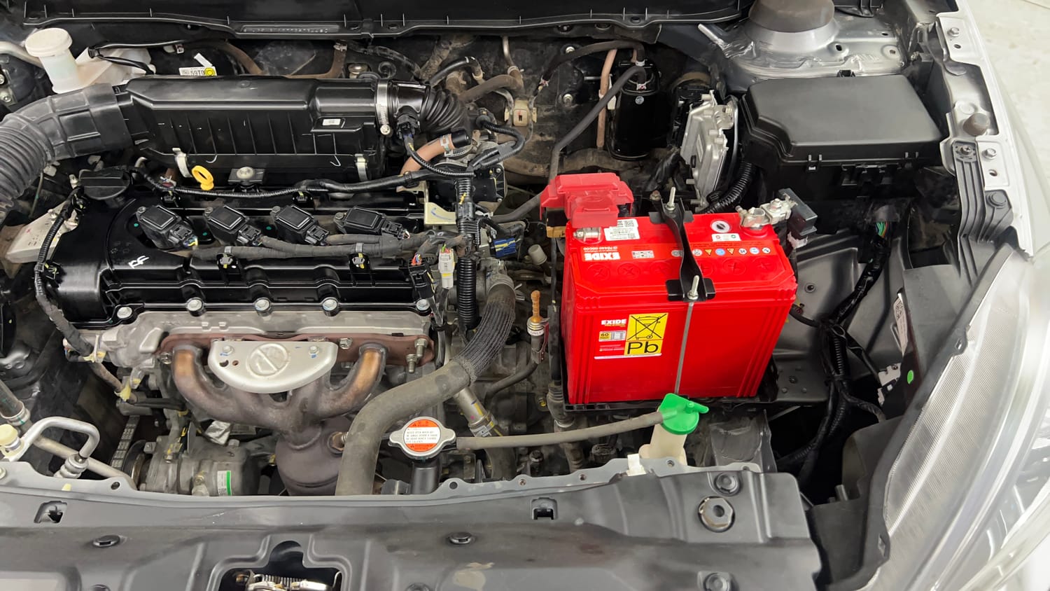 Used 2022 Maruti Suzuki S-Cross Alpha AT Petrol Automatic engine ENGINE LEFT SIDE VIEW