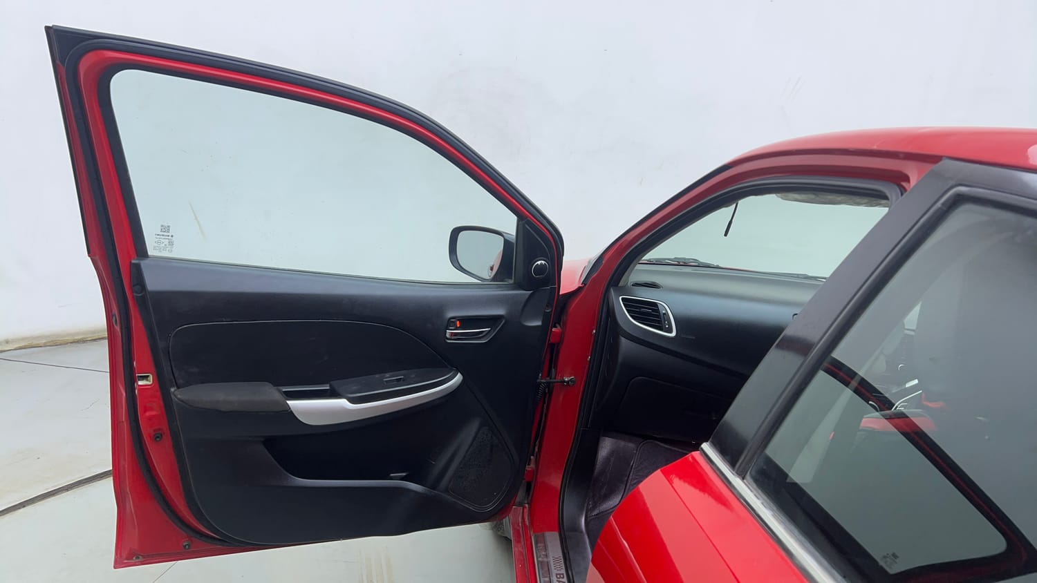 Used 2016 Maruti Suzuki Baleno Delta 1.2 AT Petrol Automatic interior LEFT FRONT DOOR OPEN VIEW