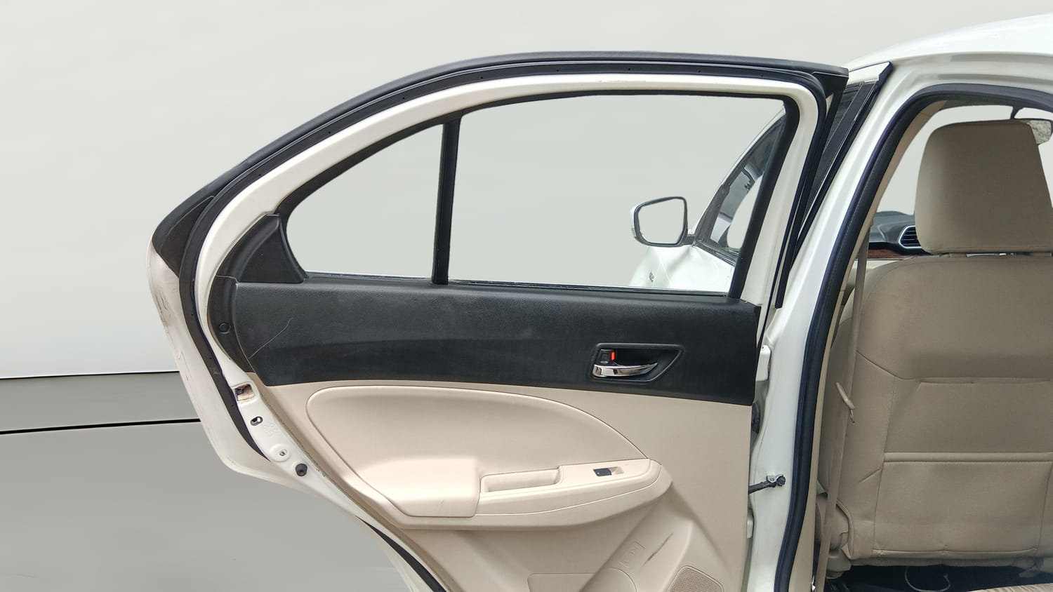 Used 2018 Maruti Suzuki Dzire VDi AMT Diesel Automatic interior LEFT REAR DOOR OPEN VIEW