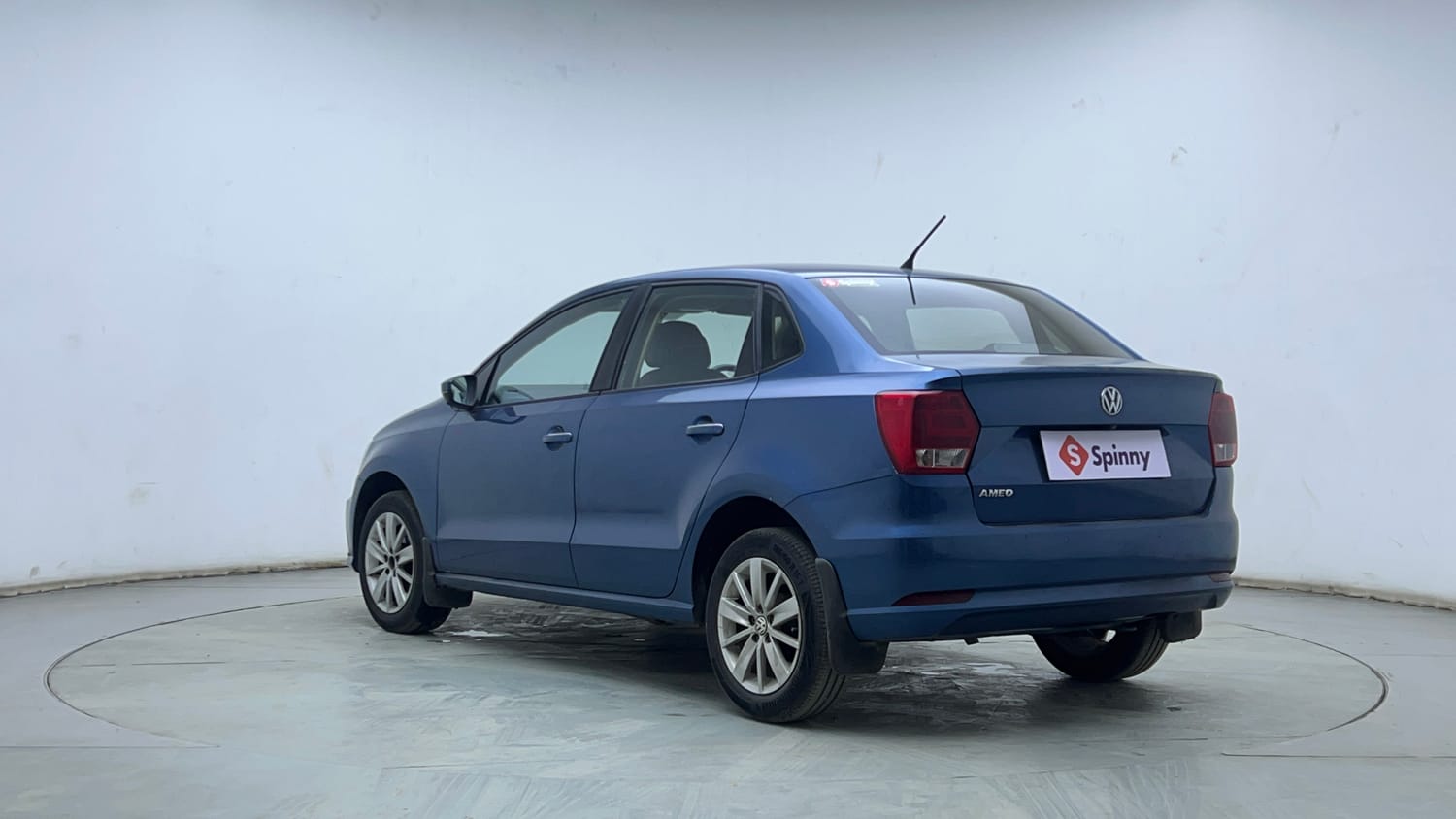 Used 2017 Volkswagen Ameo Highline1.2L (P) Petrol Manual exterior LEFT REAR CORNER VIEW