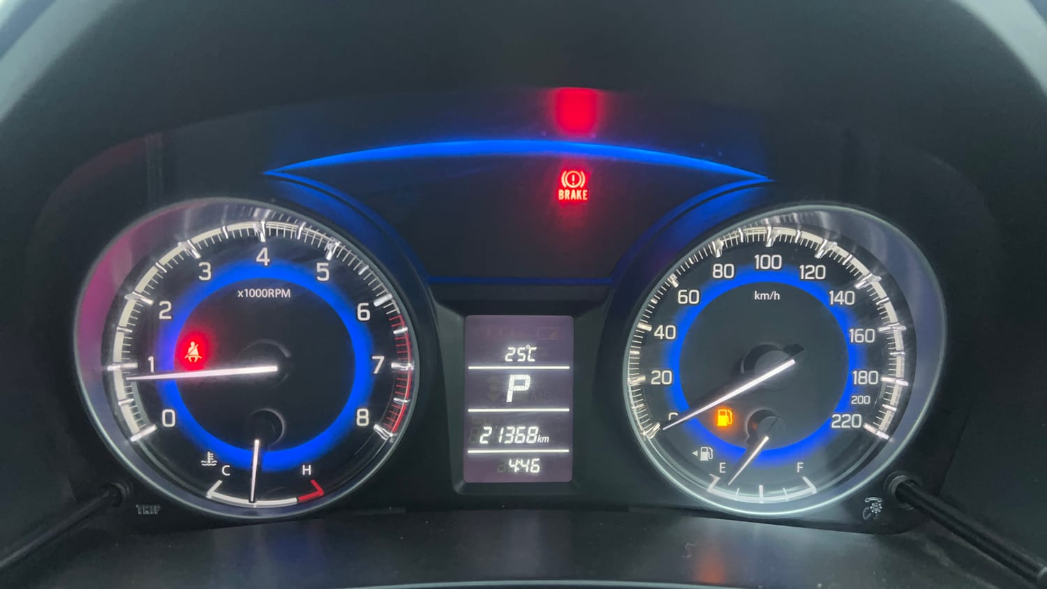 Used 2016 Maruti Suzuki Baleno Delta 1.2 AT Petrol Automatic interior CLUSTERMETER VIEW