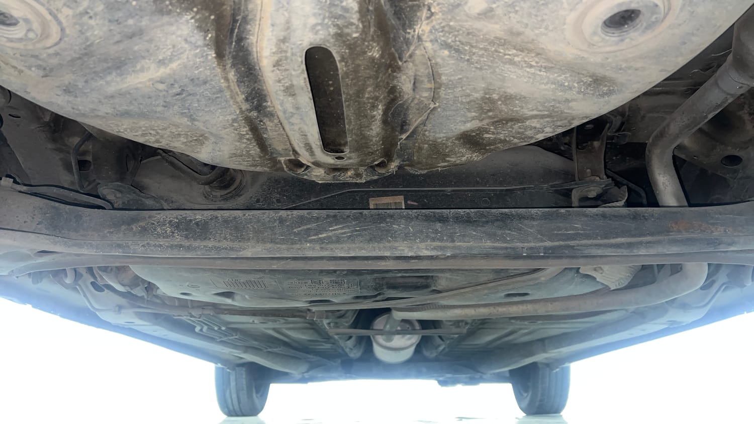 Used 2017 Maruti Suzuki Baleno Delta 1.2 Petrol Manual extra REAR UNDERBODY VIEW (TAKEN FROM REAR)