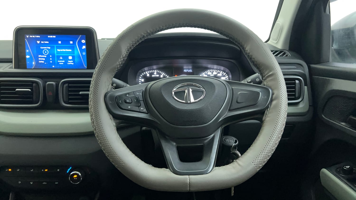 Used 2023 Tata Punch Camo Accomplished AMT Petrol Automatic interior STEERING VIEW