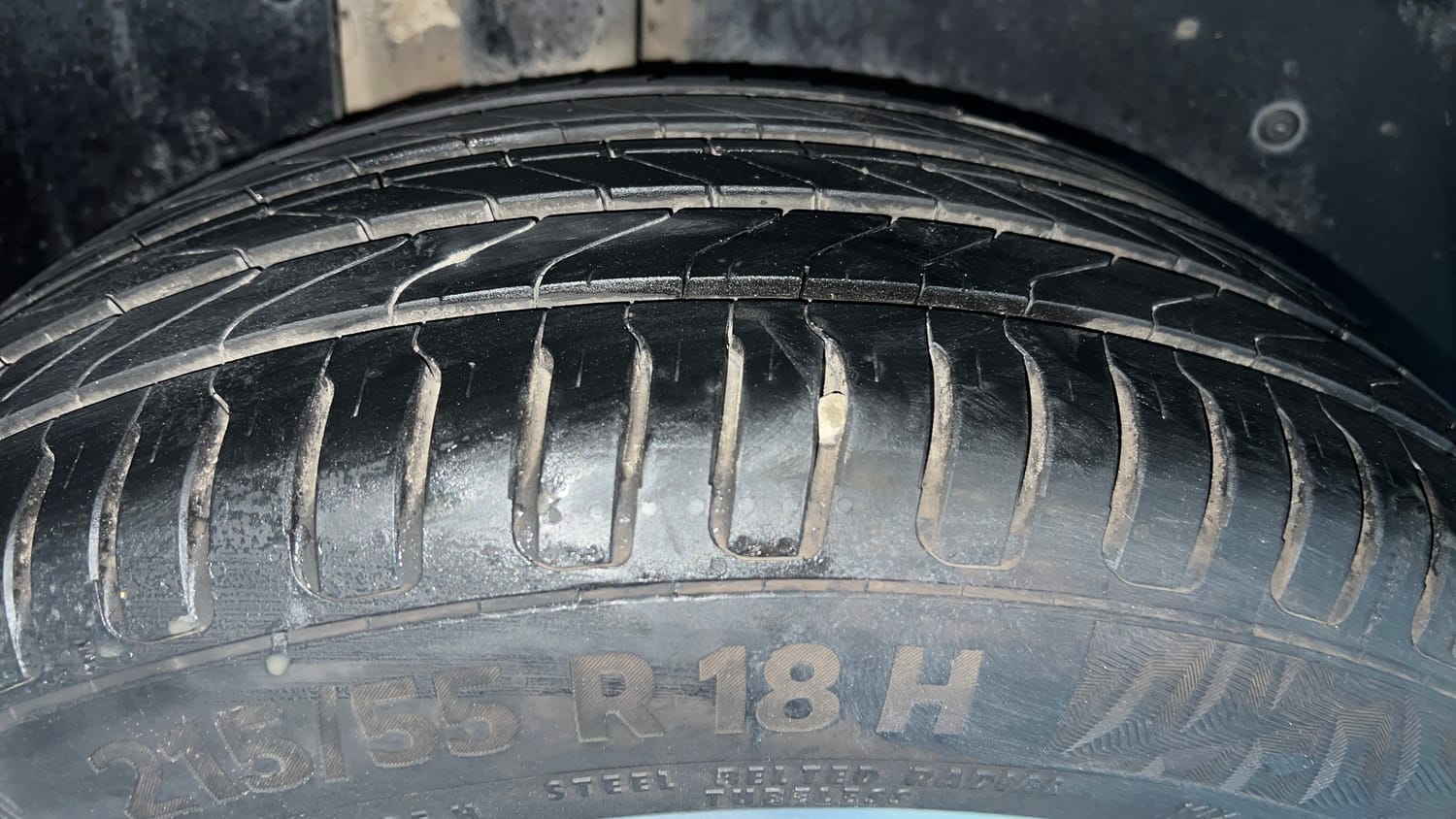 Used 2021 MG Motors Hector Sharp 1.5 Petrol Turbo DCT Petrol Automatic tyres RIGHT REAR TYRE TREAD VIEW