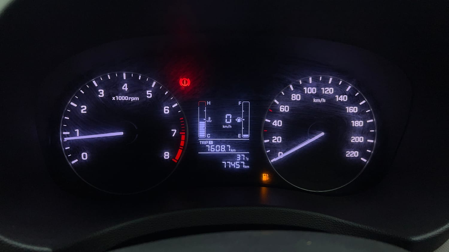 Used 2017 Hyundai Creta SX Plus 1.6  Petrol Petrol Manual interior CLUSTERMETER VIEW