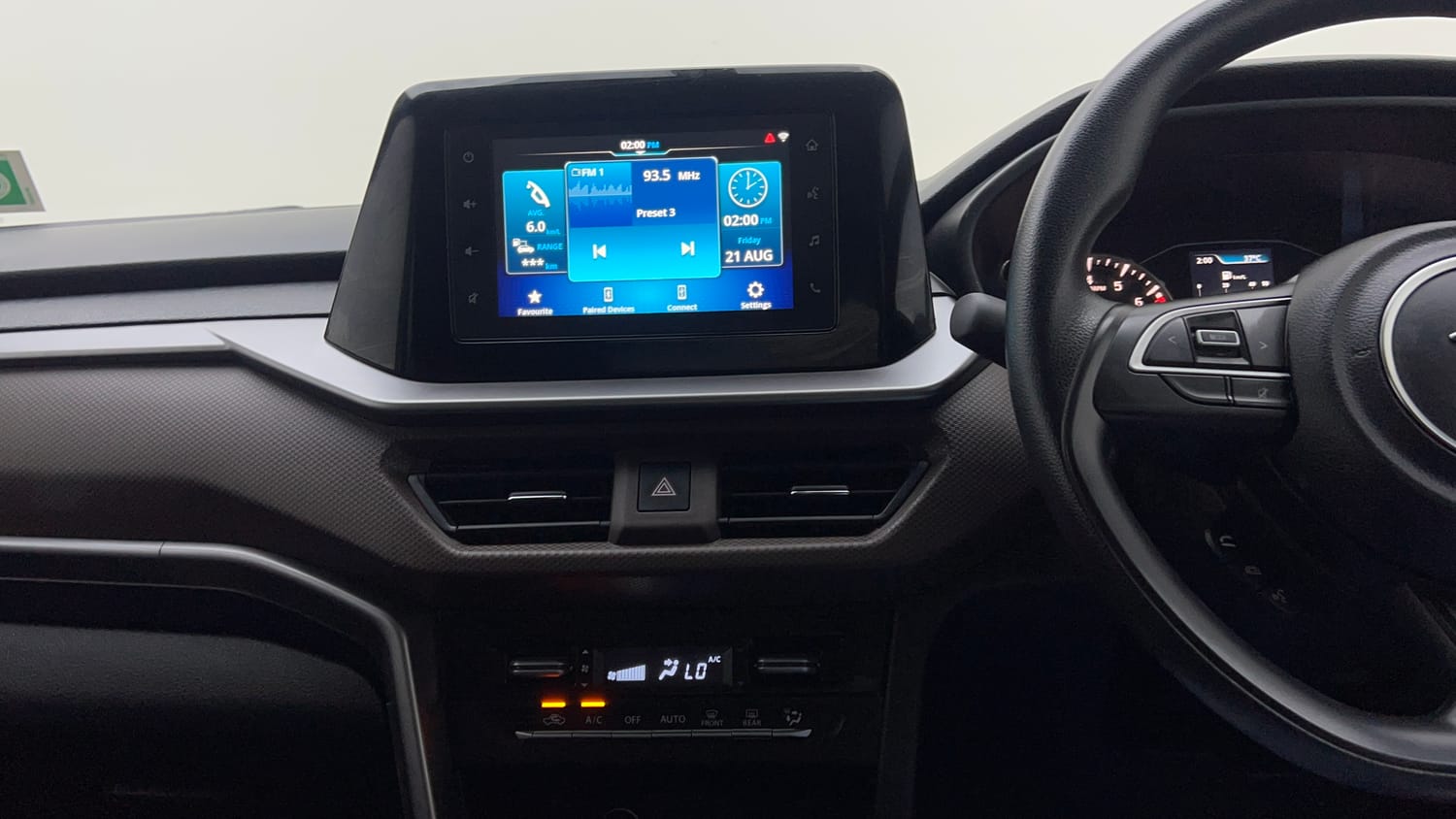 Used 2024 Maruti Suzuki Brezza ZXi Petrol Manual interior MUSIC SYSTEM & AC CONTROL VIEW