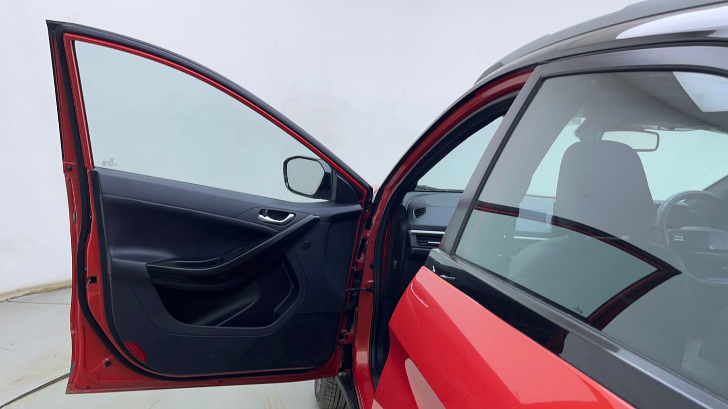 Used 2024 Tata Nexon Fearless Plus S 1.2 Revotron Petrol 6MT DT Petrol Manual interior LEFT FRONT DOOR OPEN VIEW