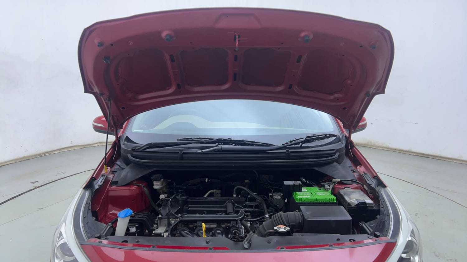 Used 2017 Hyundai Elite i20 Asta 1.2 Petrol Manual engine ENGINE & BONNET OPEN FRONT VIEW