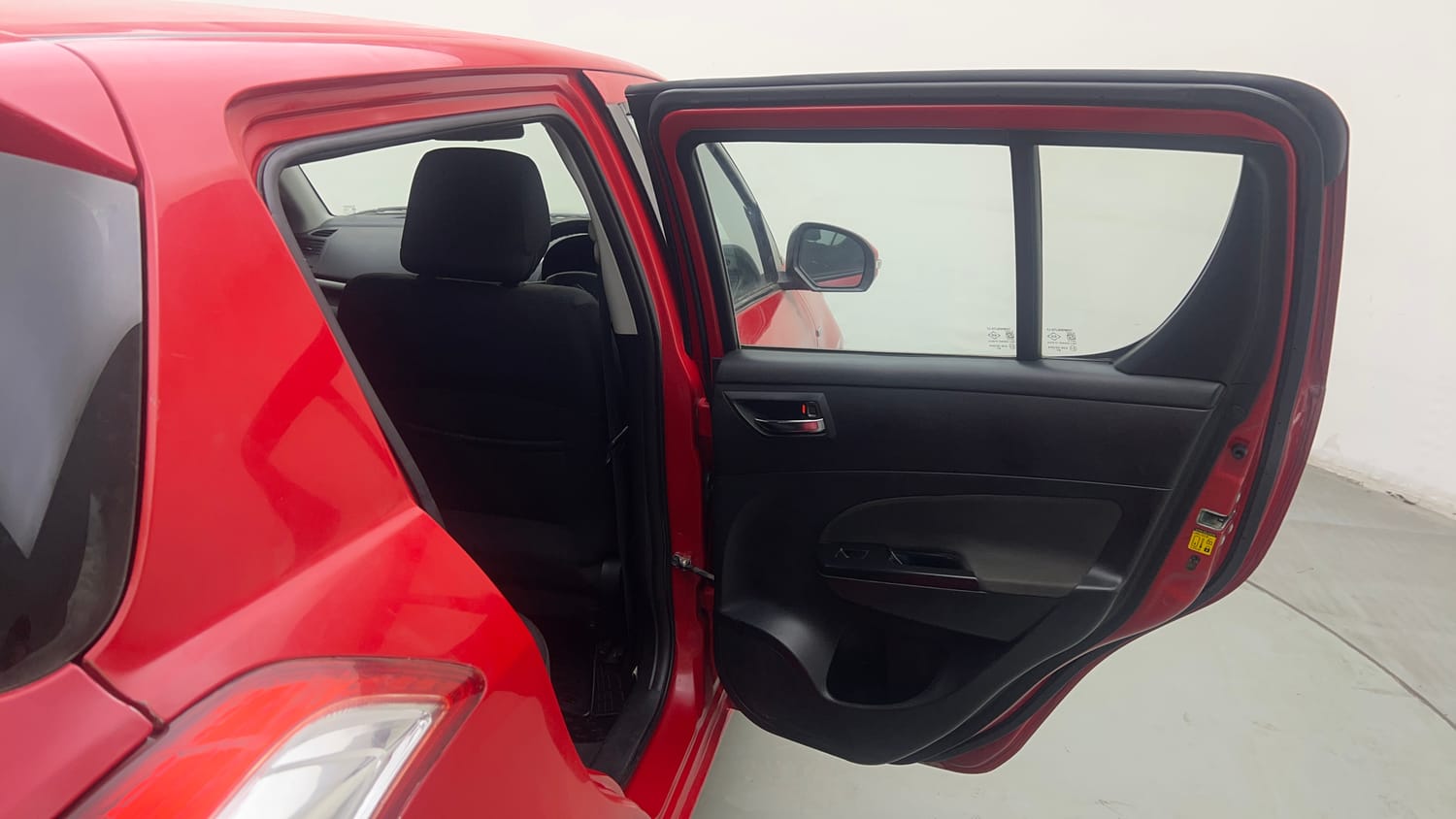Used 2015 Maruti Suzuki Swift VXi Petrol Manual interior RIGHT REAR DOOR OPEN VIEW