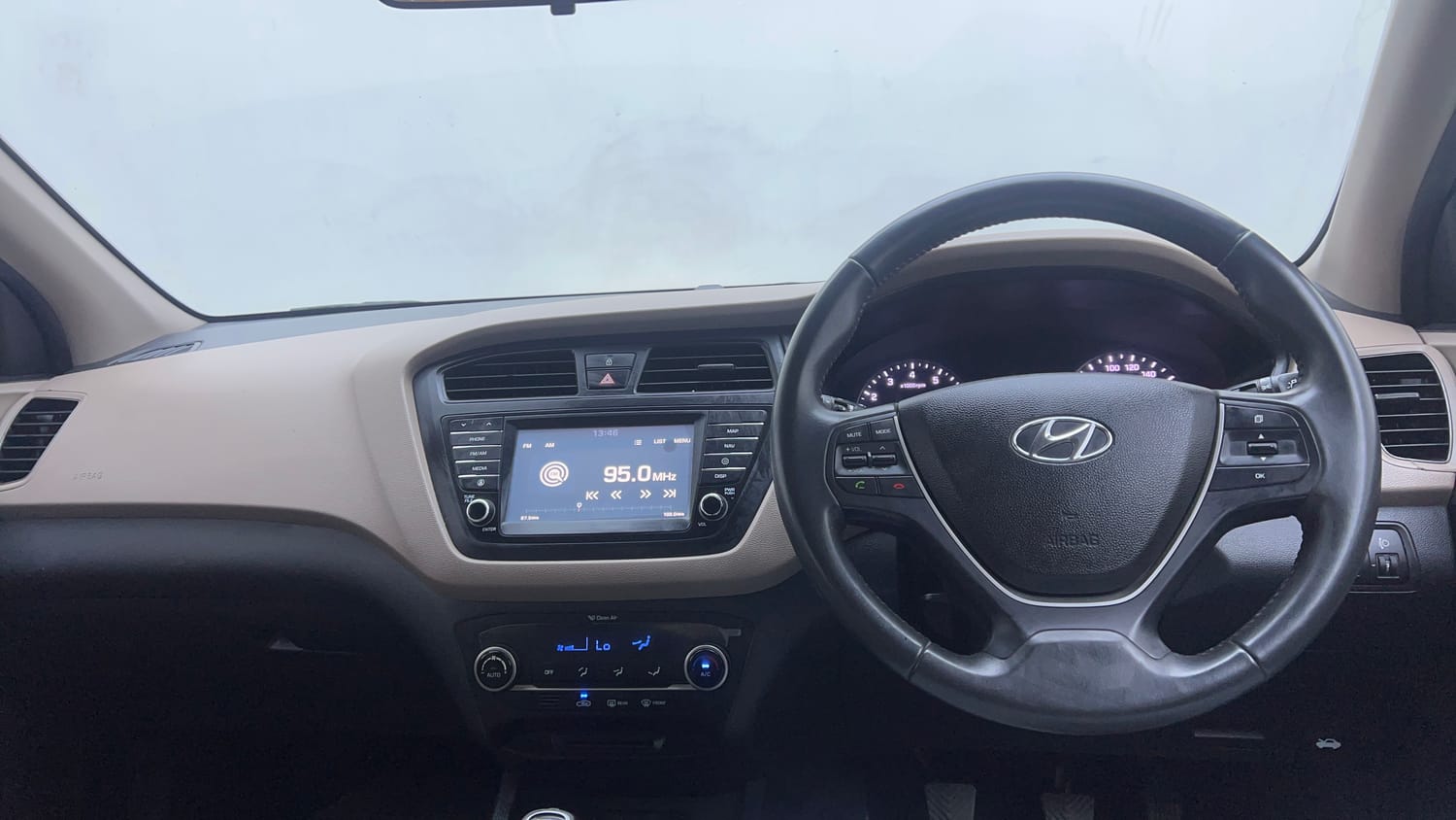 Used 2017 Hyundai Elite i20 Asta 1.2 Petrol Manual interior DASHBOARD VIEW