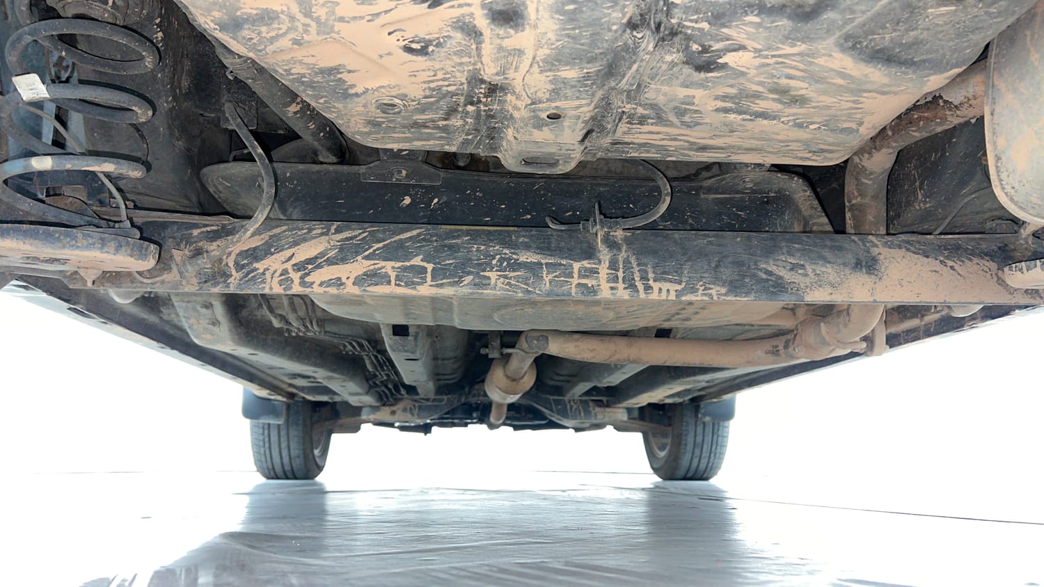 Used 2021 Tata Nexon XZA Plus Petrol Automatic extra REAR UNDERBODY VIEW (TAKEN FROM REAR)