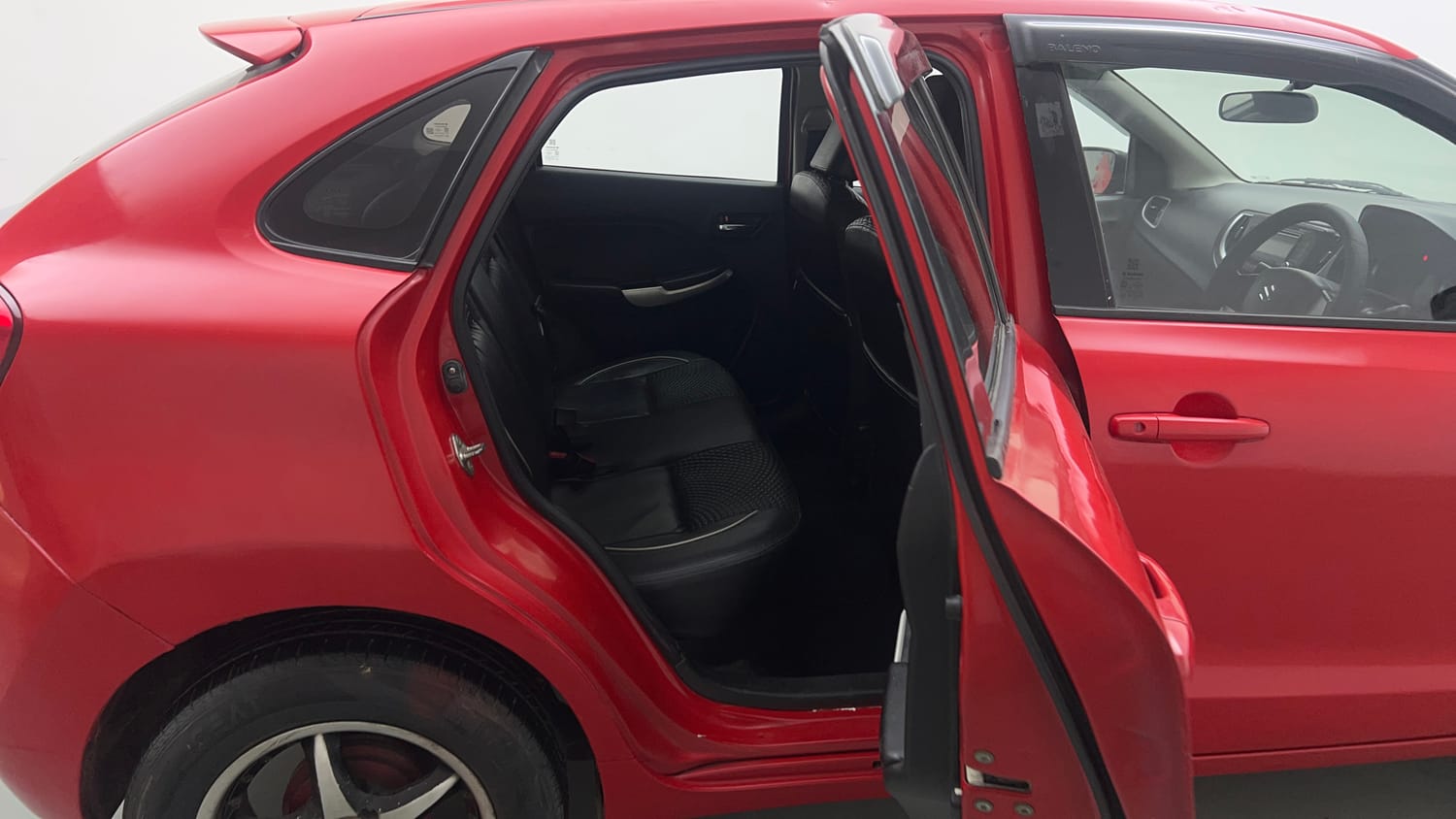 Used 2015 Maruti Suzuki Baleno Delta 1.2 Petrol Manual interior RIGHT SIDE REAR DOOR CABIN VIEW